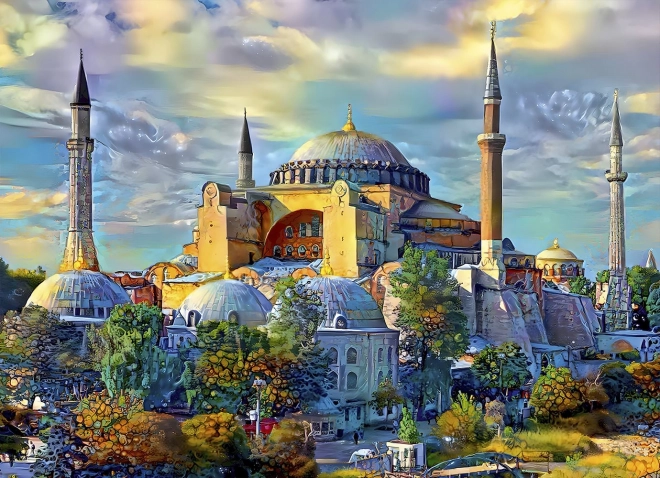 Puzzle BLUEBIRD Hagia Sophia Stambuł 1000 elementów