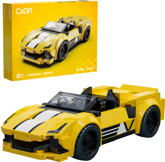 Klocki CaDA Solar Crest – samochód wyścigowy, 160 elementów