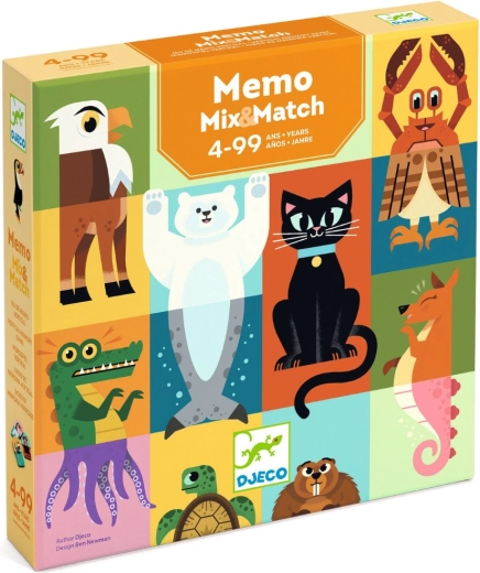 Djeco Gra pamięciowa mix & match