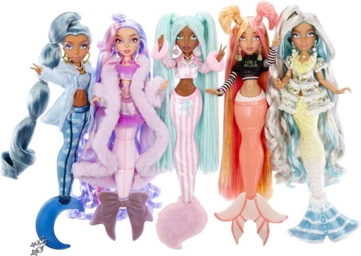 Lalka MERMAZE Mermaidz syrena – piżamowe przyjęcie