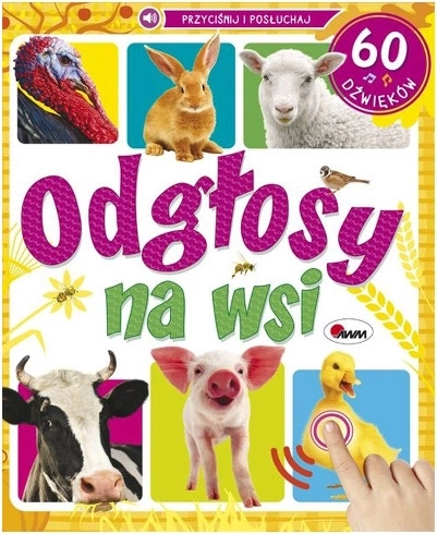 Dźwięki ze wsi – książka z 60 dźwiękami