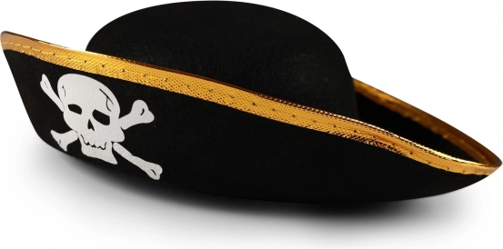 Dziecięcy piracki kapelusz z czaszką