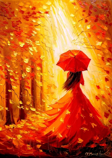 Enjoy puzzle Jesienna dama – 1000 elementów