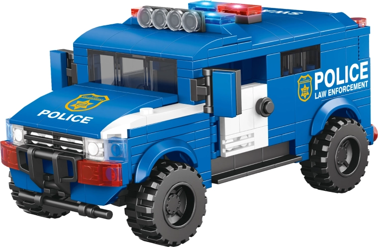 Zestaw konstrukcyjny – radiowóz 17 cm