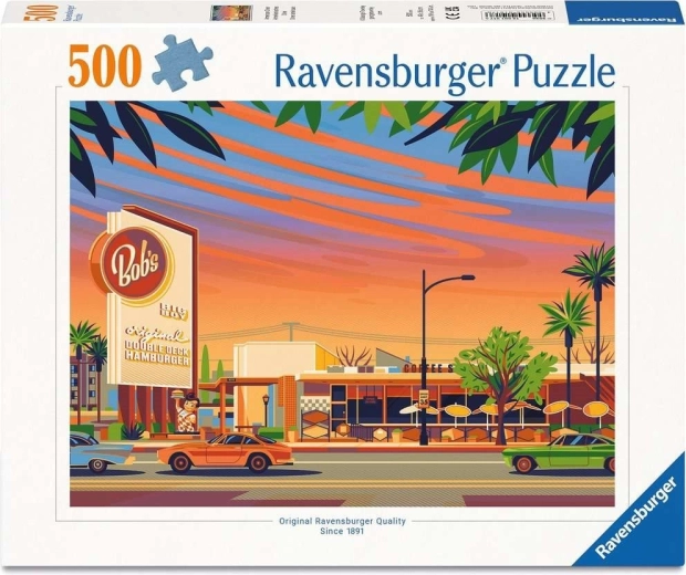 Puzzle Ravensburger Amerykańska restauracja 500 elementów