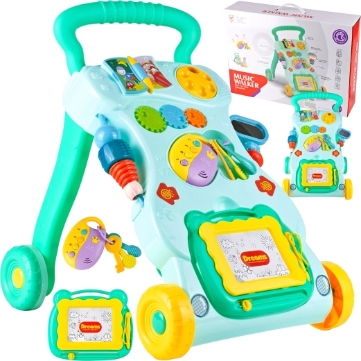 Chodzik ze stolikiem i kluczykami – zielony