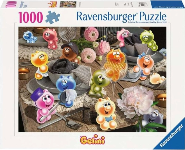 Puzzle Ravensburger Gelini: Nakrywanie stołu, 1000 elementów
