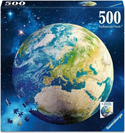 Ravensburger Okrągłe puzzle Planeta Ziemia 500 elementów