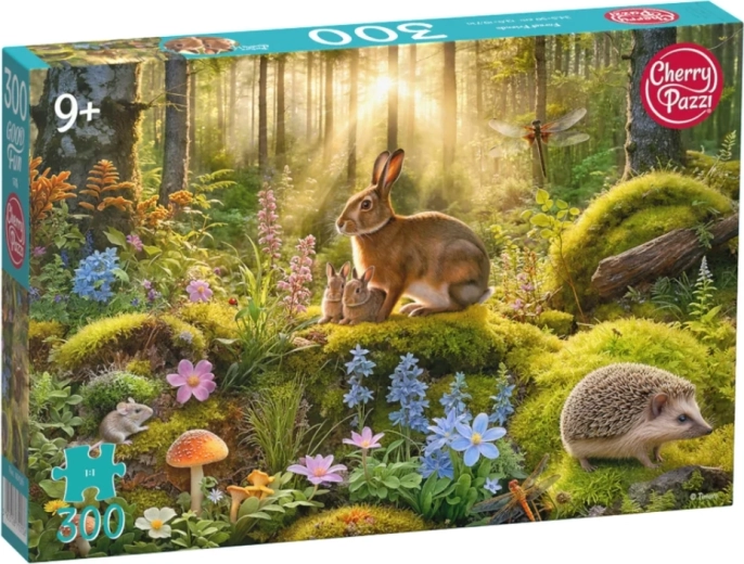 Puzzle Cherry Pazzi Króliczki w lesie, 300 elementów