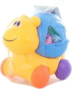 Drewniana układanka ślimak dla dzieci