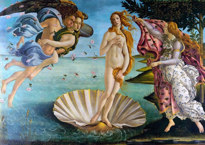 Puzzle Sandro Botticelli Narodziny Wenus 1000 elementów