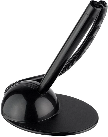 Długopis kulkowy w stojaku ICO T-pen, czarny