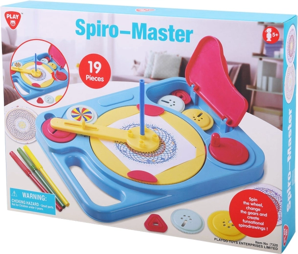 Spiro Master od Playgo – kreatywny spiralny zestaw do rysowania