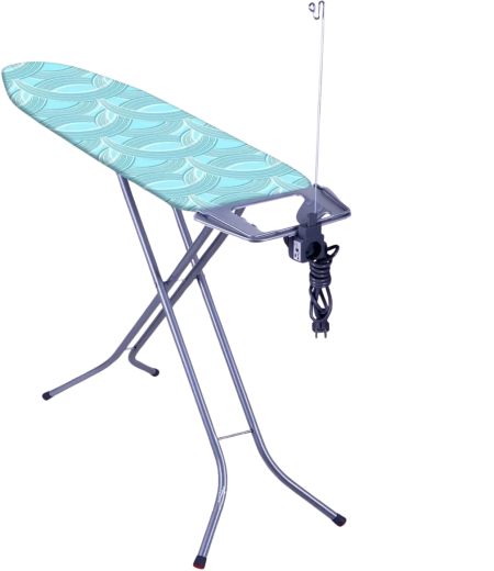 Eurogold deska do prasowania 120 × 38 cm z gniazdkiem i regulowaną wysokością