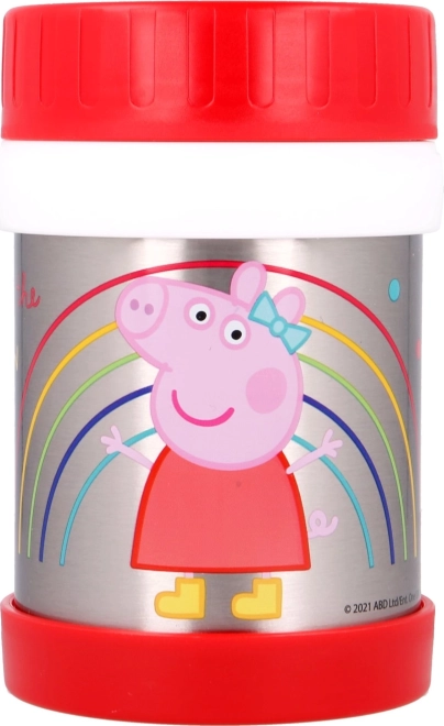 Nierdziany termos na jedzenie PEPA PIG 284 ml