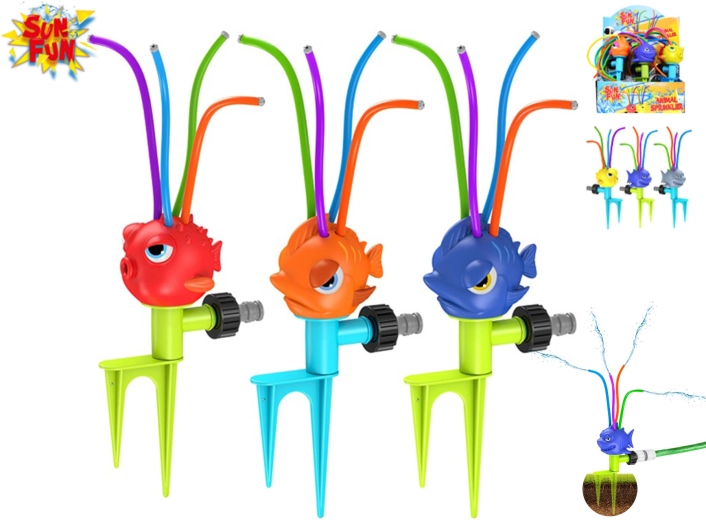 Ogrodowy dziecięcy zraszacz w kształcie morskich zwierzątek Sun Fun