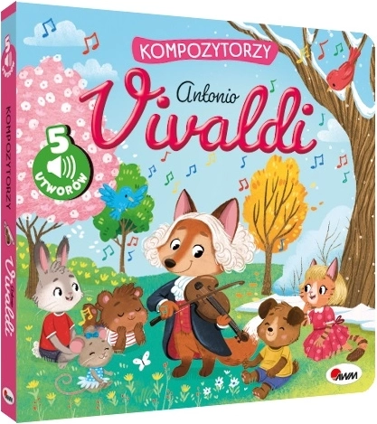 Kompozytorzy Antonio Vivaldi – interaktywna dźwiękowa książeczka dla dzieci