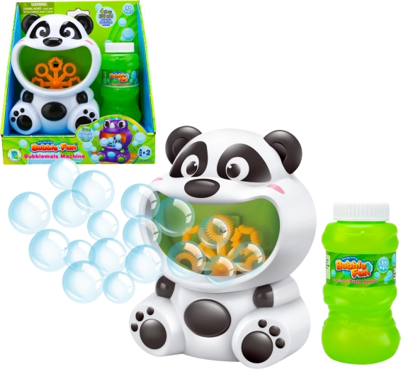 Bubble Fun maszynka do baniek Panda z płynem 118 ml