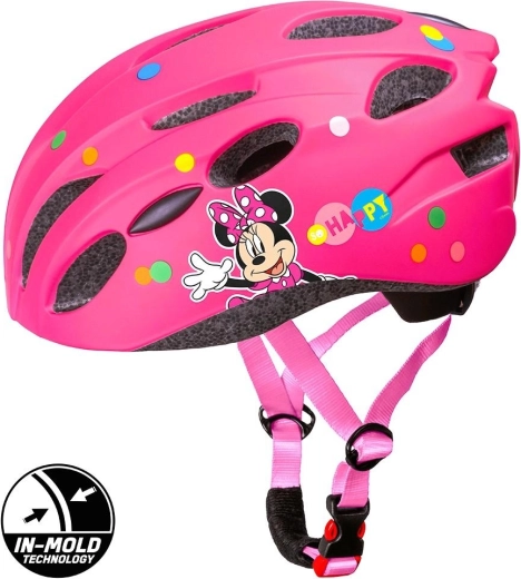 Dziecięcy kask rowerowy Seven Minnie Mouse in-mold M 52–56 cm