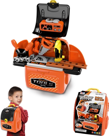 Narzędzia w plecaku dla małych majsterkowiczów