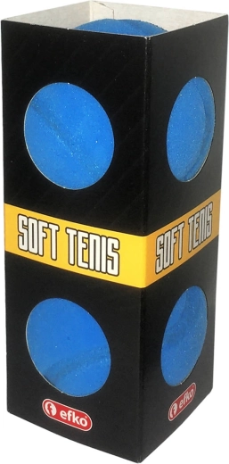 EFKO piankowe piłeczki do soft tenisa niebieskie 6,5 cm - 2 sztuki