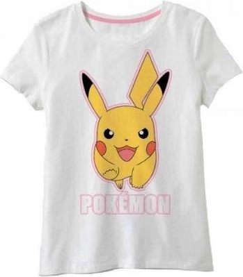 Biała koszulka Pokémon