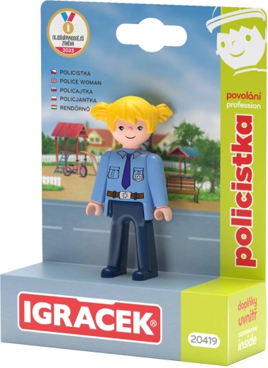 Efko Igráček policjantka – zestaw „zawód” figurka z akcesoriami