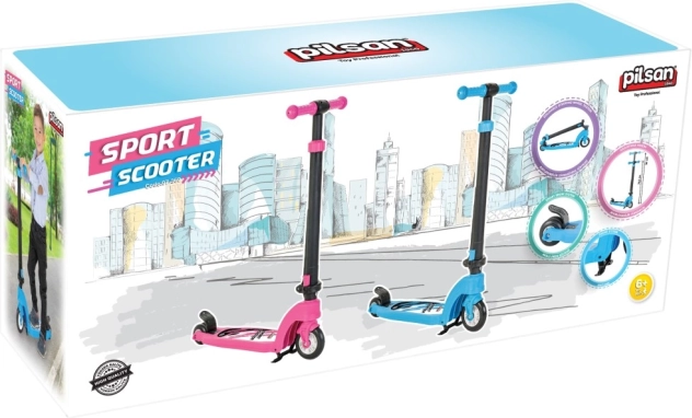 Różowa hulajnoga dla dzieci