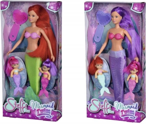 Lalka STEFFI Love syrena z bliźniakami