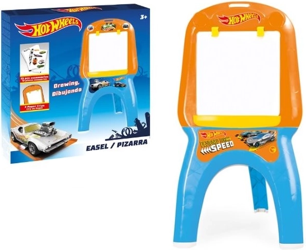 Dolu Hot Wheels stojąca tablica dziecięca do pisania i rysowania