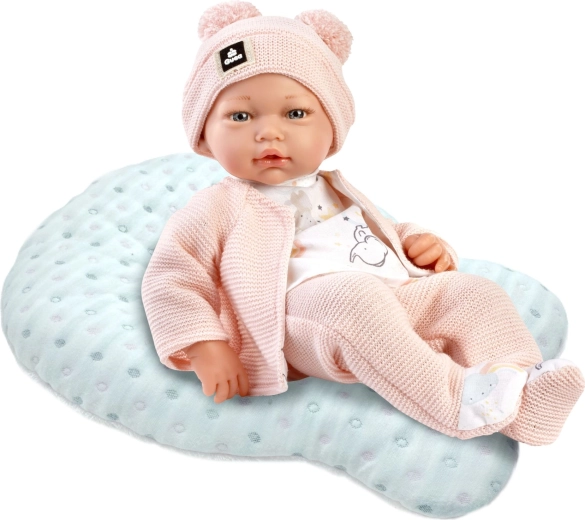 Realistyczna lalka niemowlę Guca New Born z miękkim materiałowym korpusem 36 cm