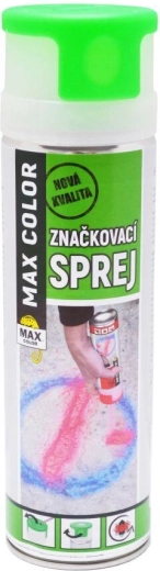 Spray znakujący MAX COLOR 500 ml – jaskrawo zielony