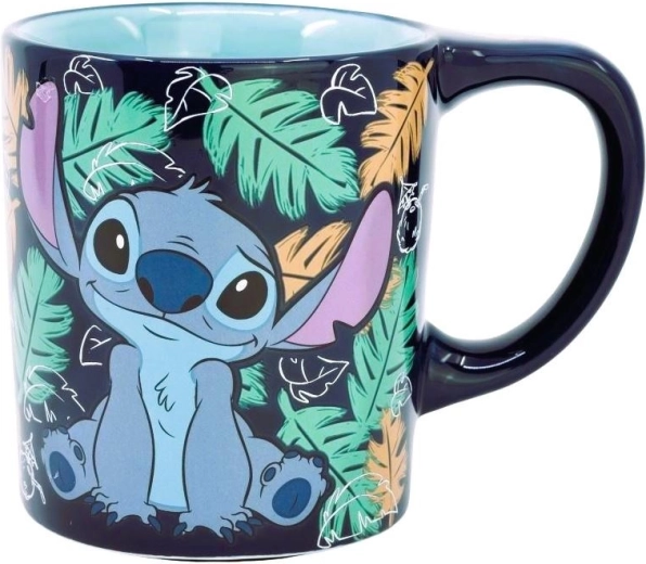 Stor bezpieczny ceramiczny kubek Lilo i Stitch ze Smartgrip 300 ml