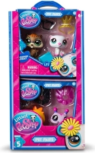 Littlest Pet Shop zestaw dwóch kolekcjonerskich figurek z akcesoriami