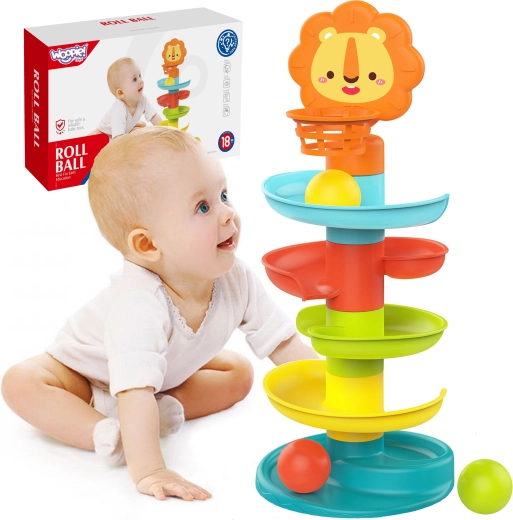 Woopie Baby tor kulkowy z lwiątkiem