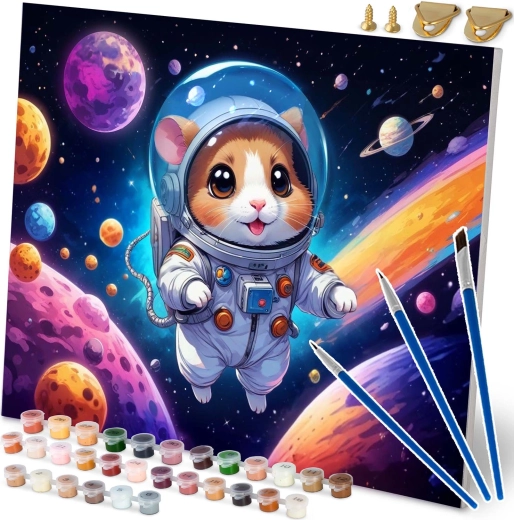 Malowanie po numerach 40 × 50 cm Astronauta Massido