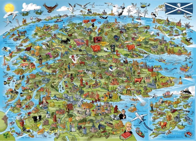 Puzzle To jest Szkocja 1000 elementów