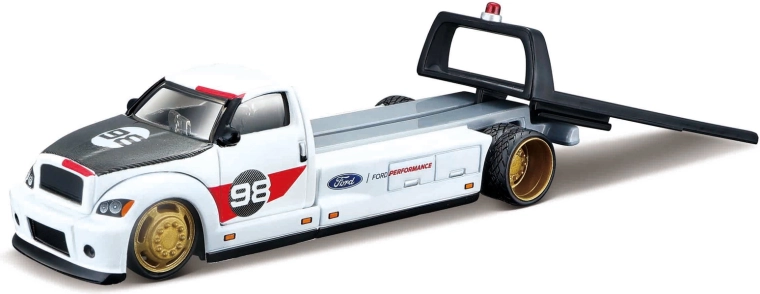 Transporter Maisto z modelem Ford GT Heritage Edition 1:64