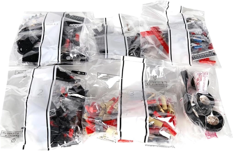 Zestaw konstrukcyjny retro samochód czerwony 1308 elementów