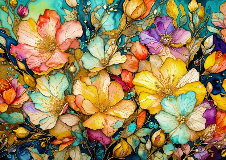 Enjoy Luksusowy ogród kwiatowy puzzle 1000 elementów