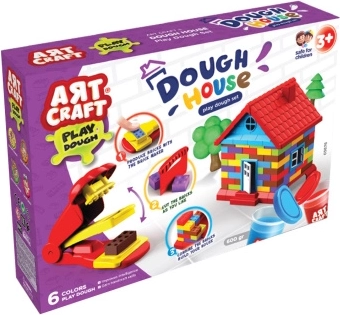 Zestaw Art craft do modelowania – kolorowy domek