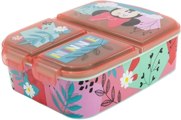 Pudełko śniadaniowe Minnie Mouse z przegródkami - 1 sztuka