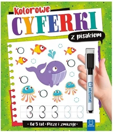 Piszę i ścieram: Kolorowe liczby