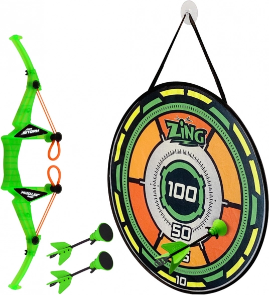 Łuk z tarczą i strzałkami dla dzieci