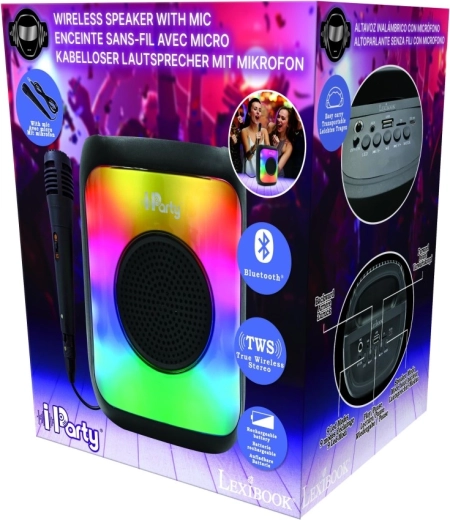 Lexibook iParty głośnik karaoke Bluetooth z mikrofonem