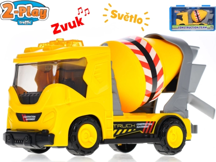 2-Play Traffic betoniarka budowlana ze światłami i dźwiękami 22 cm
