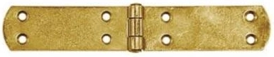 Zawias francuski 140 × 33 × 2,5 mm, stal żółto ocynkowana