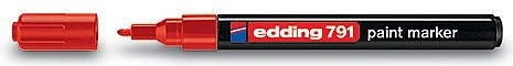 Lakierowy marker czerwony Edding 791