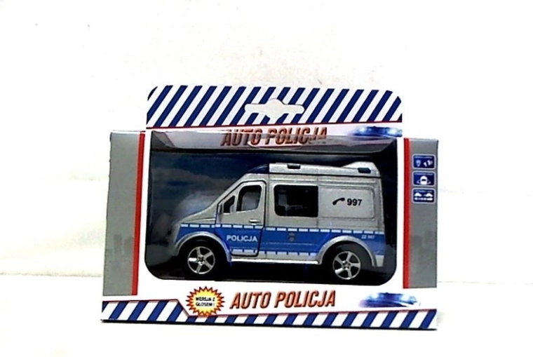 Policyjny van z dźwiękiem 11 cm