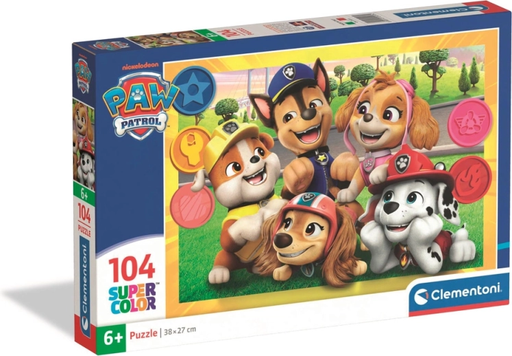 Puzzle 104 Super Color PSI PATROL od Clementoni